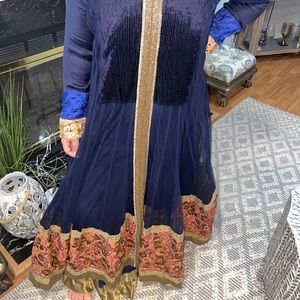ANARKALI INDIAN PAKISTANI Bengali Nepali Outfit - Large